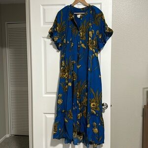 Anthro pattern dress